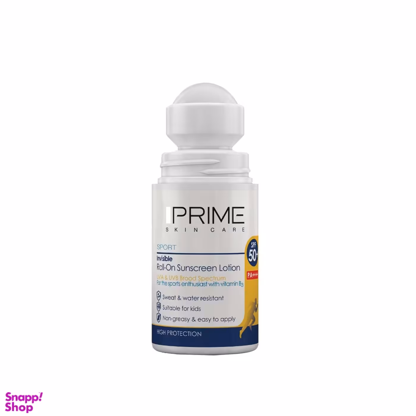 لوسیون ضدآفتاب پریم (Prime) با spf 50 مدل رولی