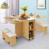 میز ناهارخوری تبدیلی کد DNT11 - فروشگاه سه گامه