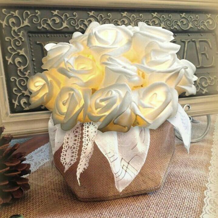 ریسه گل رز فومی درشت