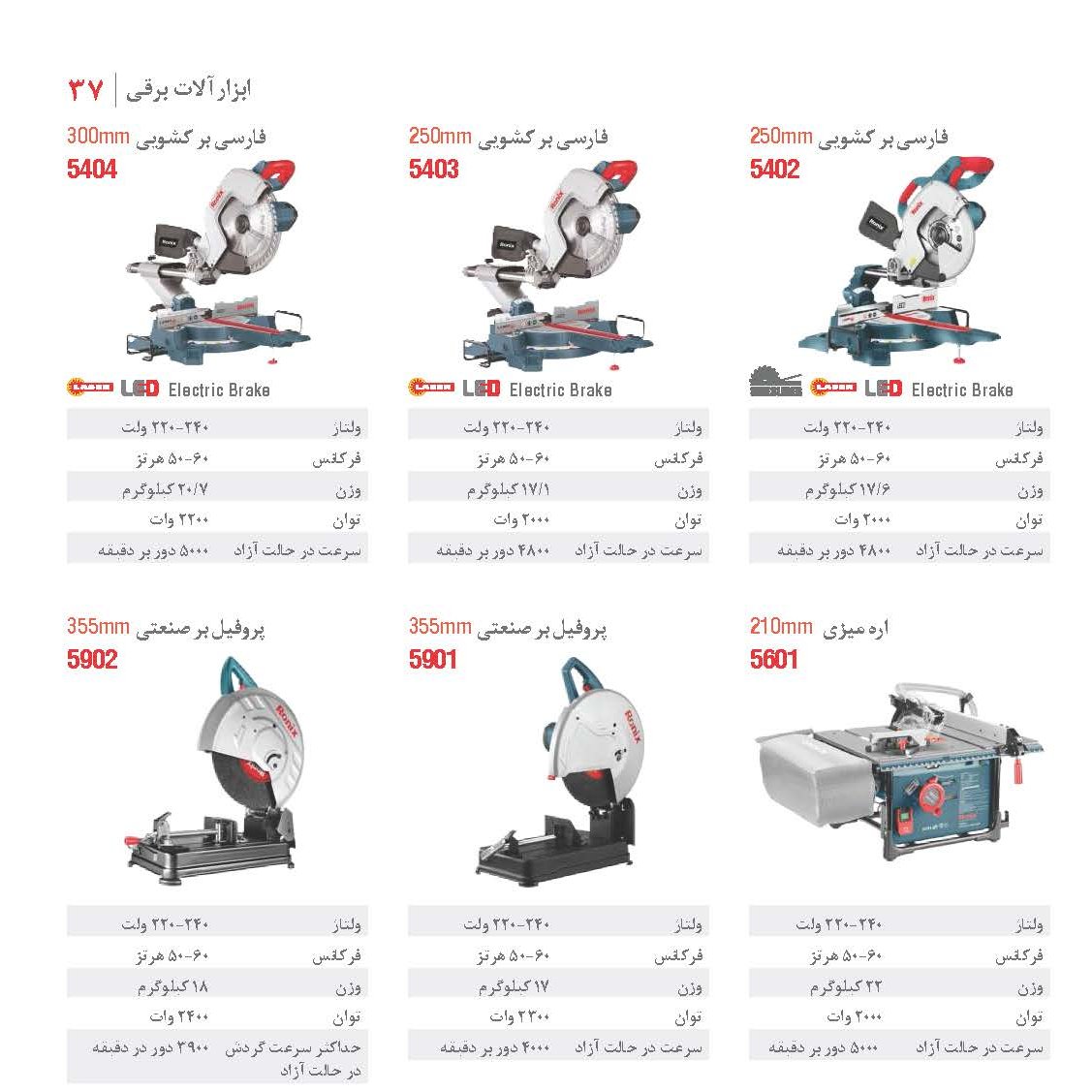 فارسی بر کشوی 300 میلیمتر  رونیکس 5404