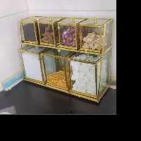 پاسماوری هشت تکه طلایی و برنج 