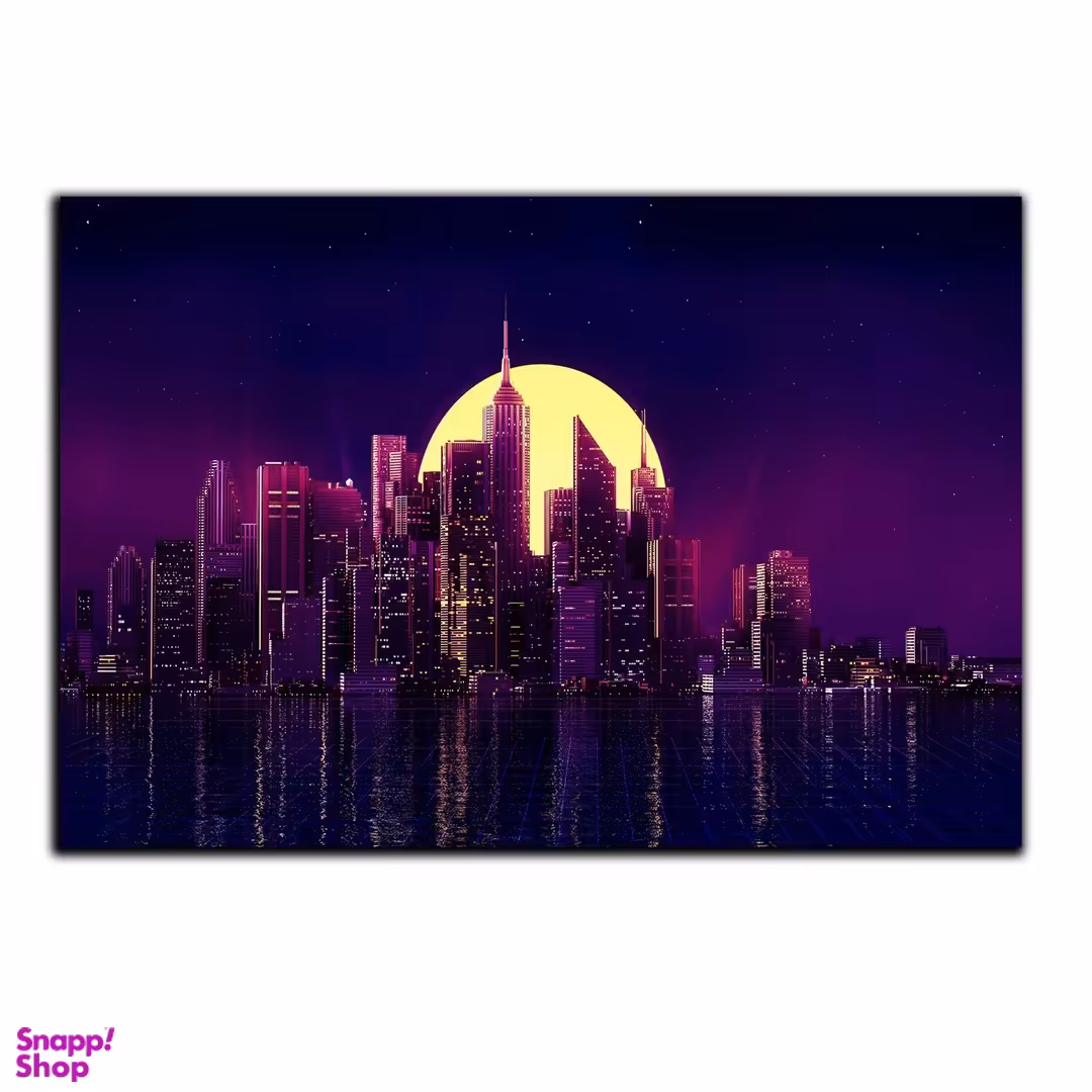 تابلو شاسی بکلیت طرح منظره شهر در شب مدل SH-S5185