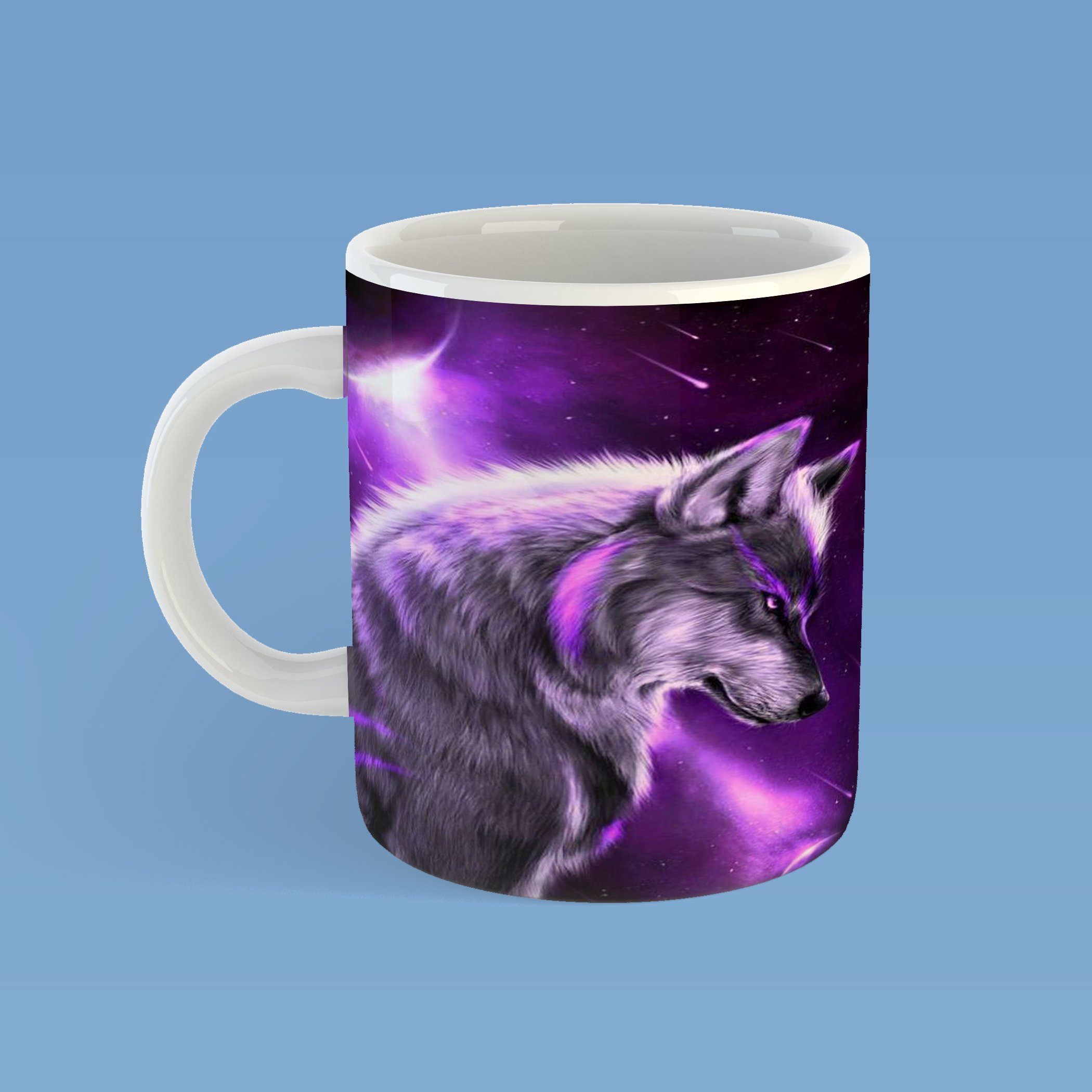 ماگ طرح گرگ کد074