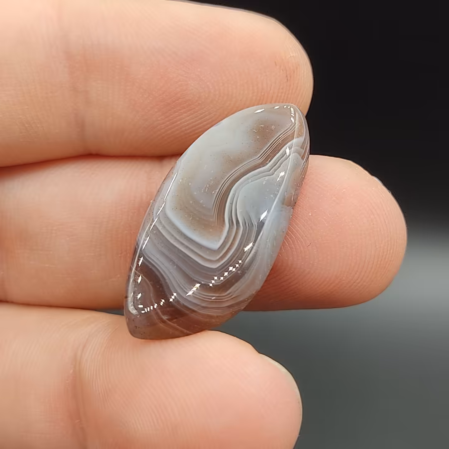 عقیق معدنی سلیمانی زیبا 