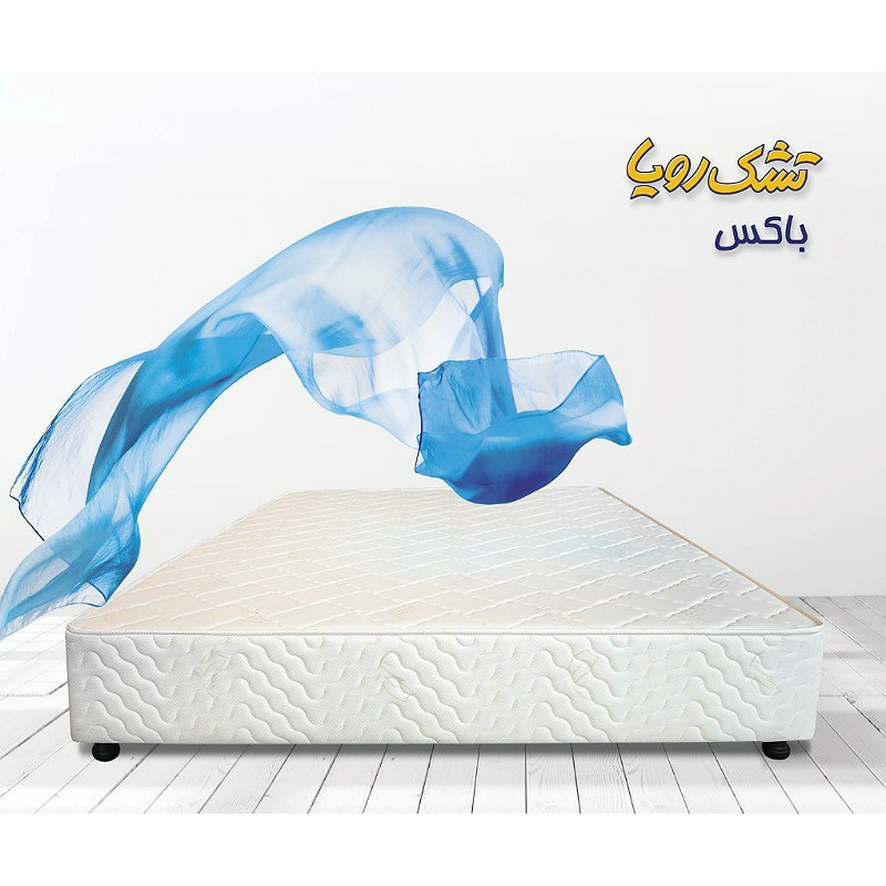 تخت فلزی با رویه پارچه رویا (باکس ) سایز 120 در 200