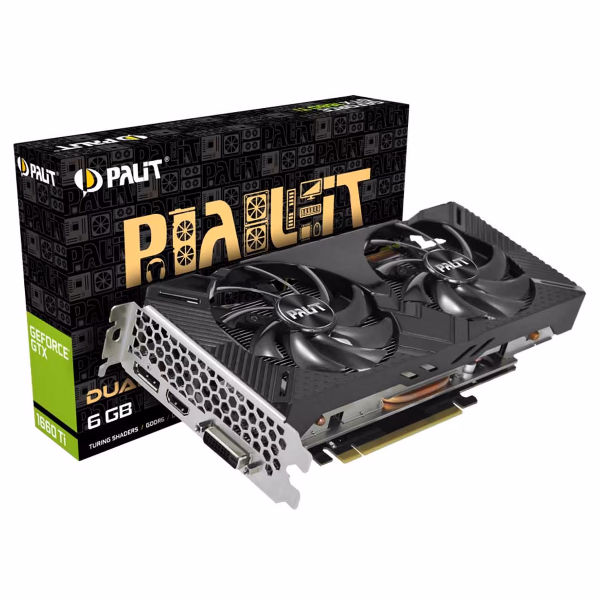 کارت گرافیک Palit 1660 Ti با گارانتی 1 ساله شرکتی
Palit GeForce GTX 1660 Ti Dual 6GB GDDR6