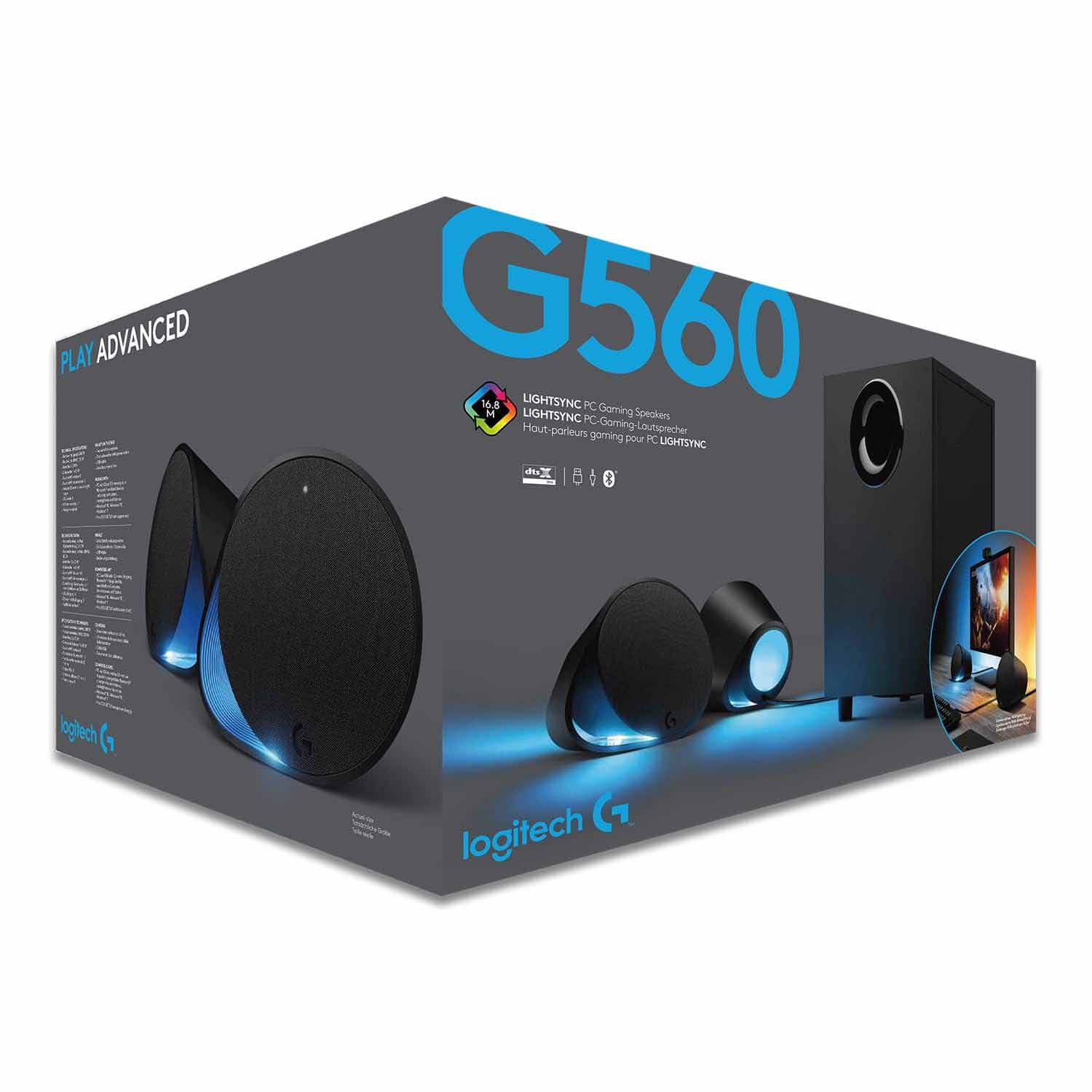 خرید اسپیکر گیمینگ لاجیتک Logitech G560 Bluetooth LIGHTSYNC با بهترین قیمت