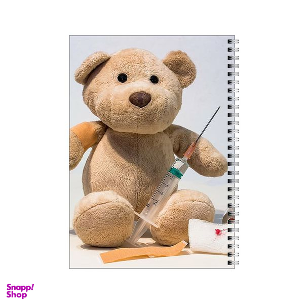 دفتر مشق 100 برگ بامبیلیپ طرح خرس دکتر کد 0183297