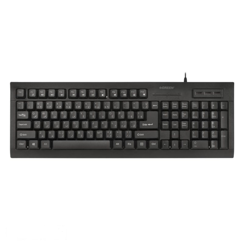 کیبورد مدل GK-402 گرین کیبورد مدل GK-402 گرین فروشگاه اینترنتی آرکا نود آرکا90