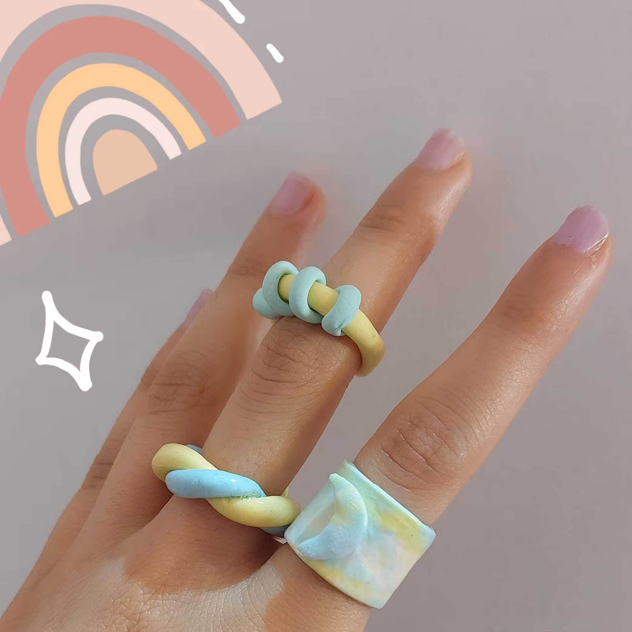 ست انگشتر خمیری