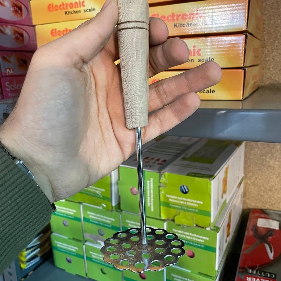 پوره کن دسته چوبی
