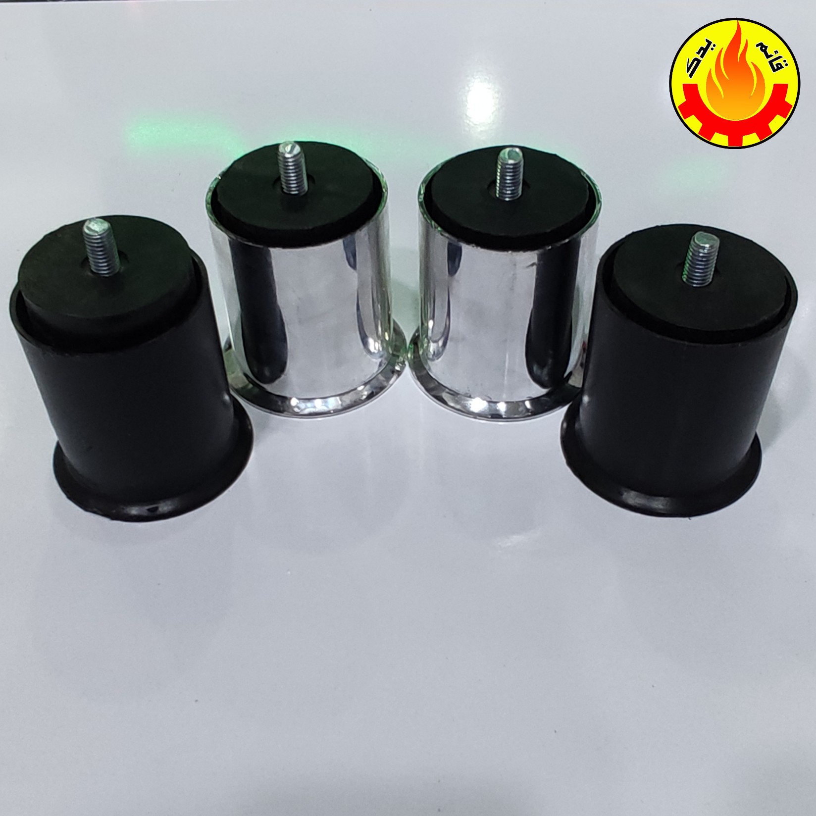 پایه اجاق گاز کروم و مشکی قابل تنظیم