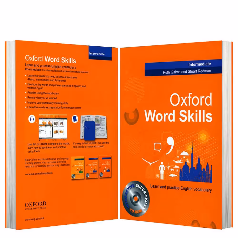 کتاب Oxford Word Skills Intermediate به همراه CD رحلی