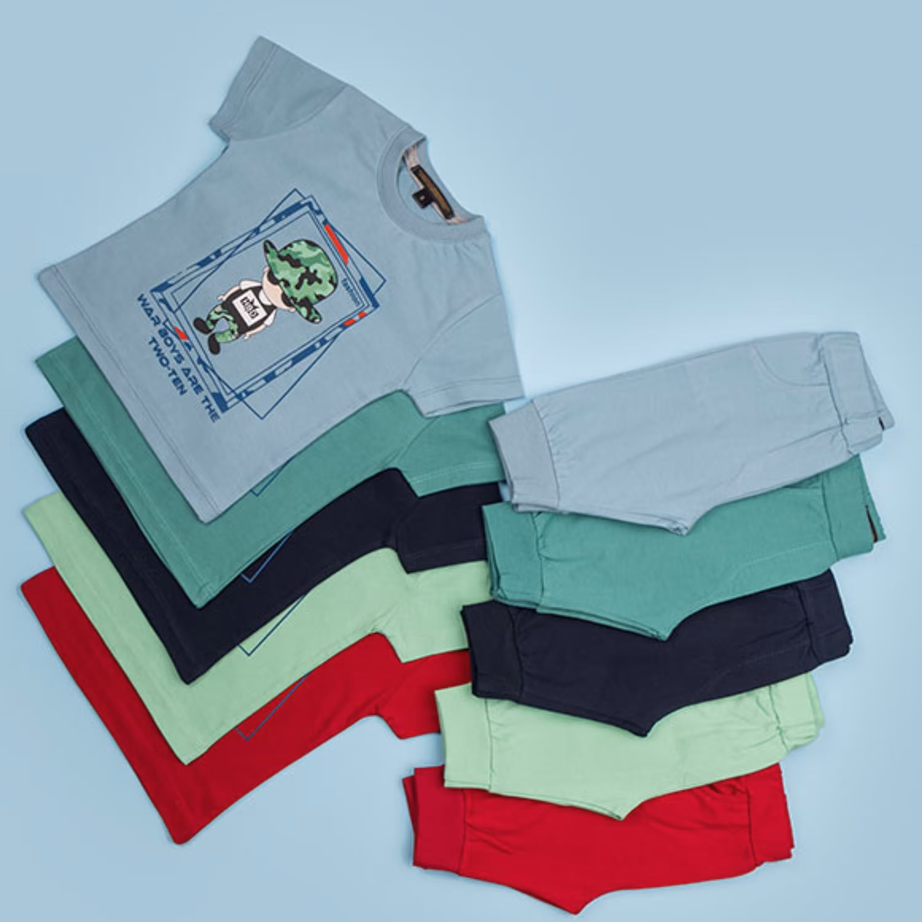 ست تیشرت شلوارک  کد 0024