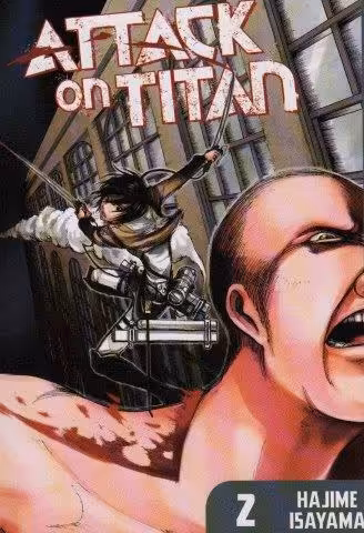 مانگا 2 (ATTACK ON TITAN:حمله به تایتان)،(کمیک استریپ)،(زبان اصلی،انگلیسی)
