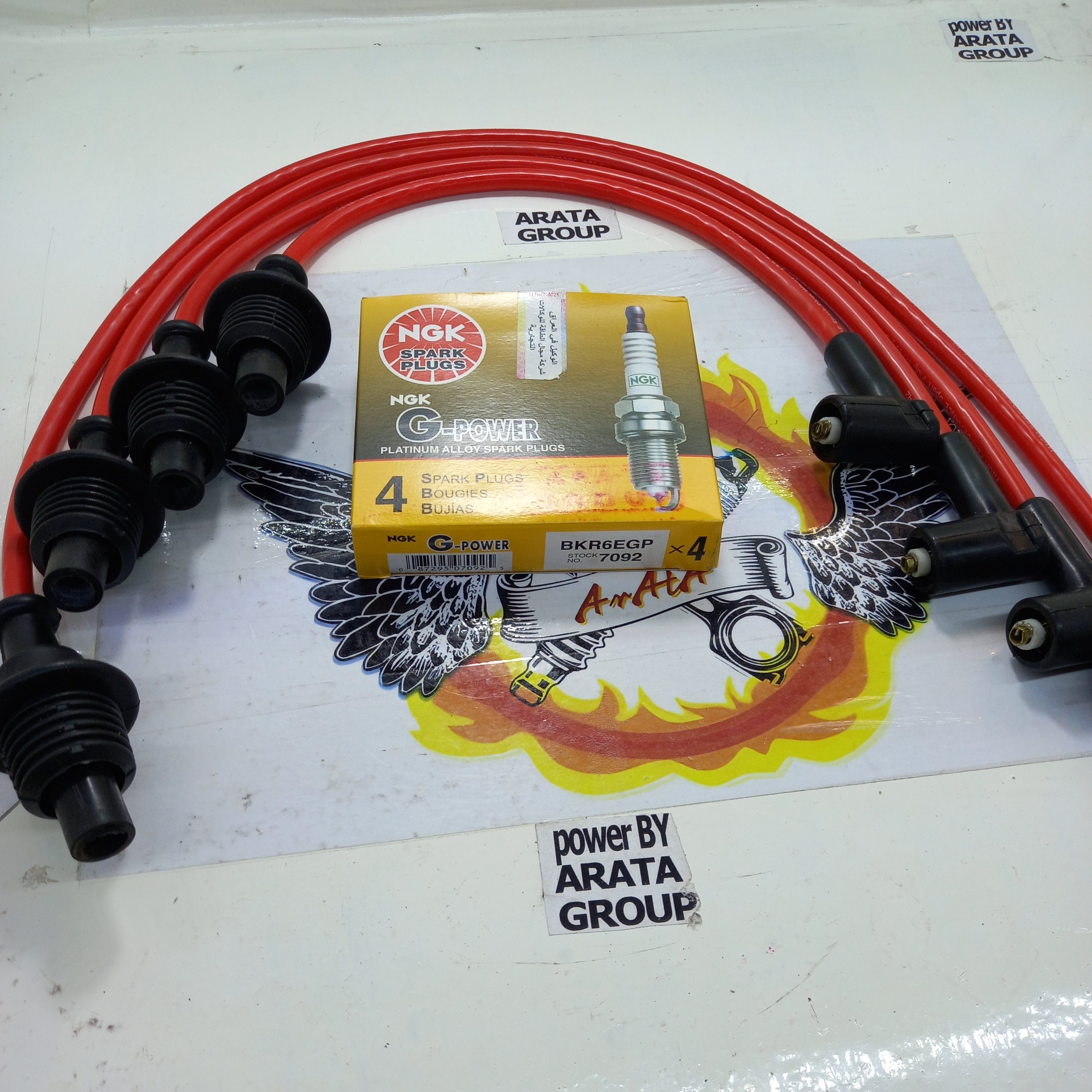 پک حرفه ای افزایش شتاب و قدرت موتور  xu7و xup همراه با شمع 7092 ngk سری gpower و وایر تقویتی مقاومت صفر 