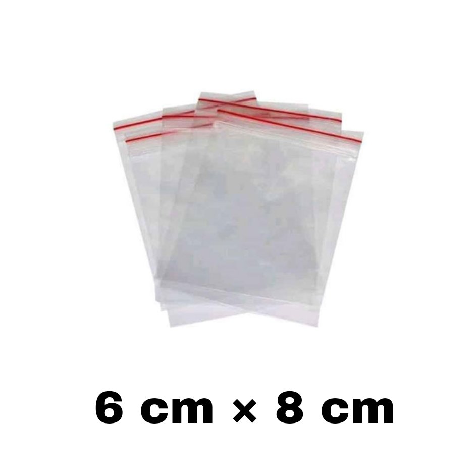 زیپ کیپ بسته بندی 100 عددی سایز 6 در8