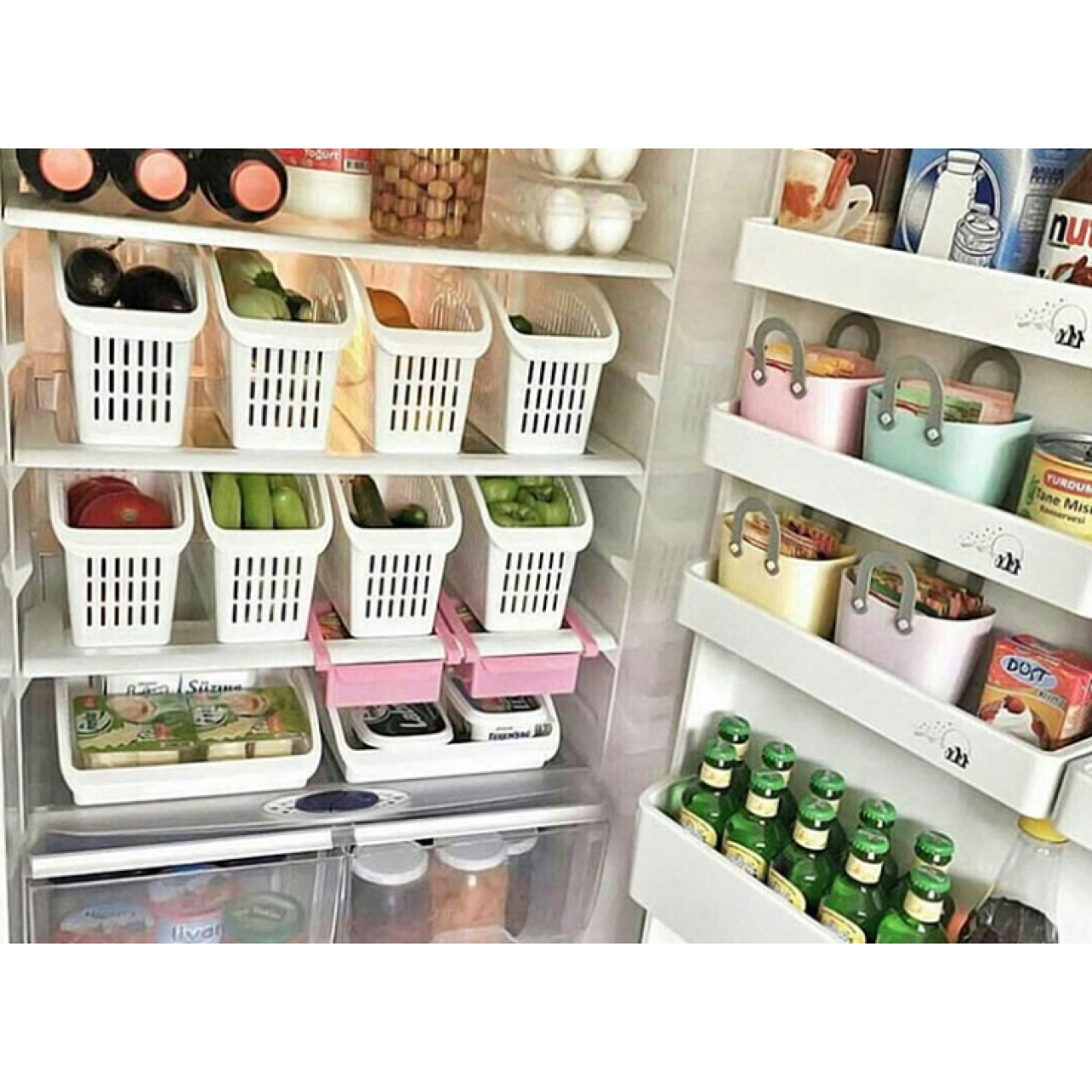 سبد نظم دهنده یخچال Merce  بسته 3 عددی