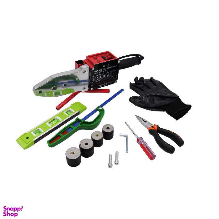 دستگاه جوش لوله سبز اس تی ای مدل YPSTA-2000W مجموعه 11 عددی