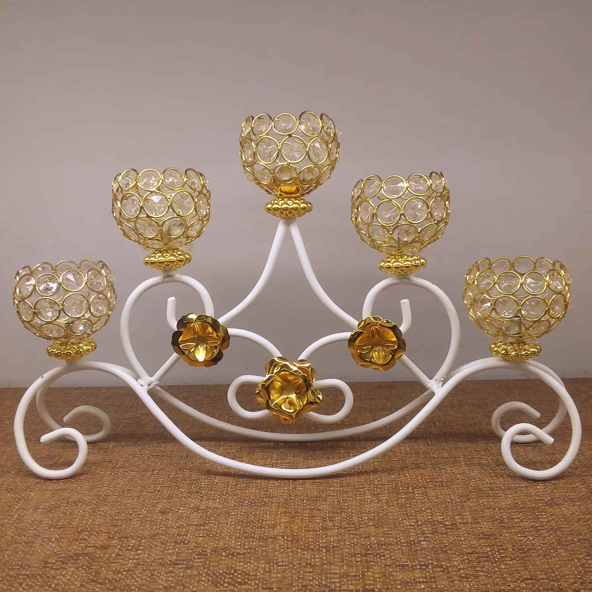 شمعدان  پنج شعله جاشمعی کشتی  مخصوص کادویی اوپن کنسول و میزتلویزیون 