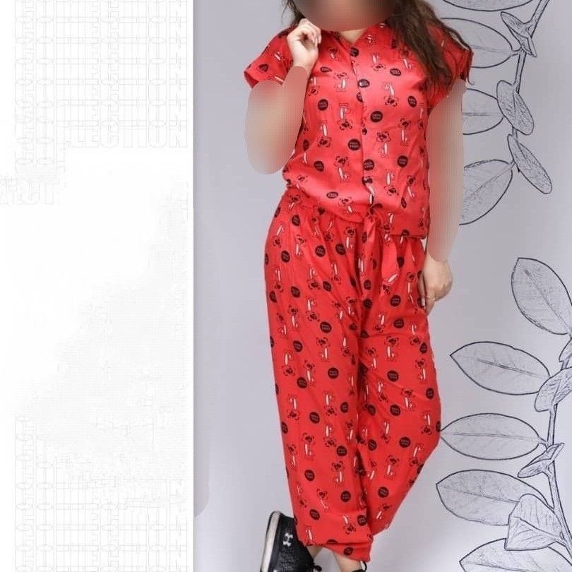 ست بلوز شلوار زنانه استیکردار