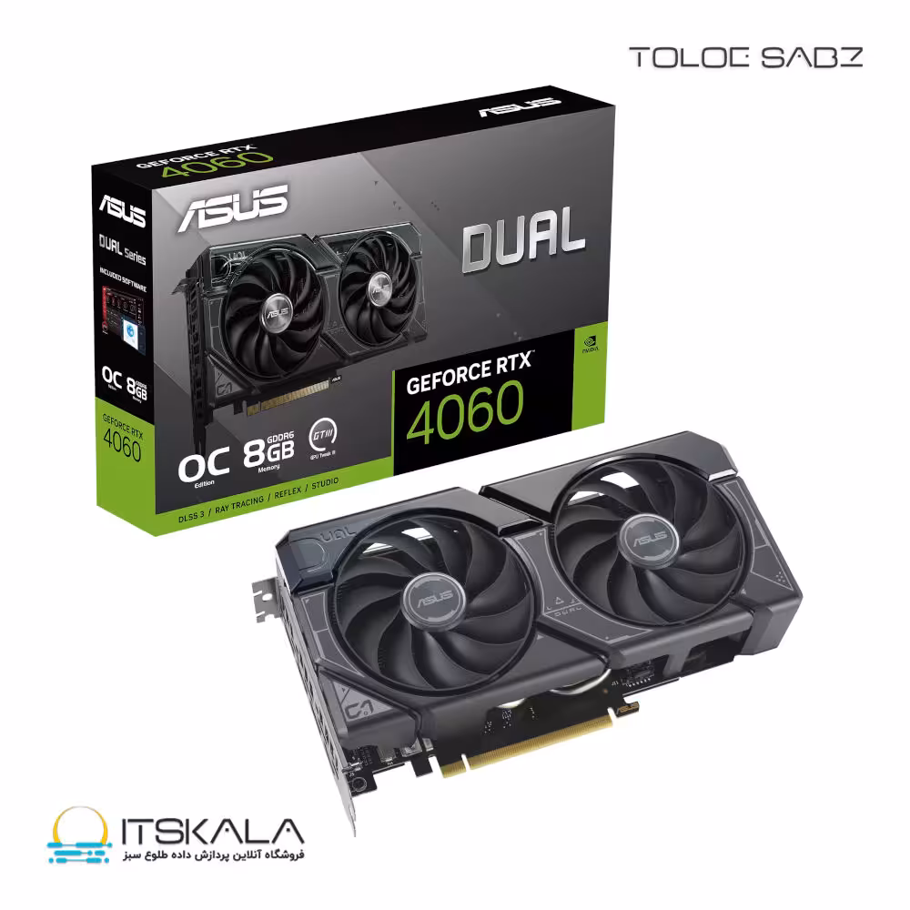 قیمت و خرید کارت گرافیک ایسوس مدل Dual GeForce RTX 4060 OC Edition 8GB GDDR6 | ITSKALA