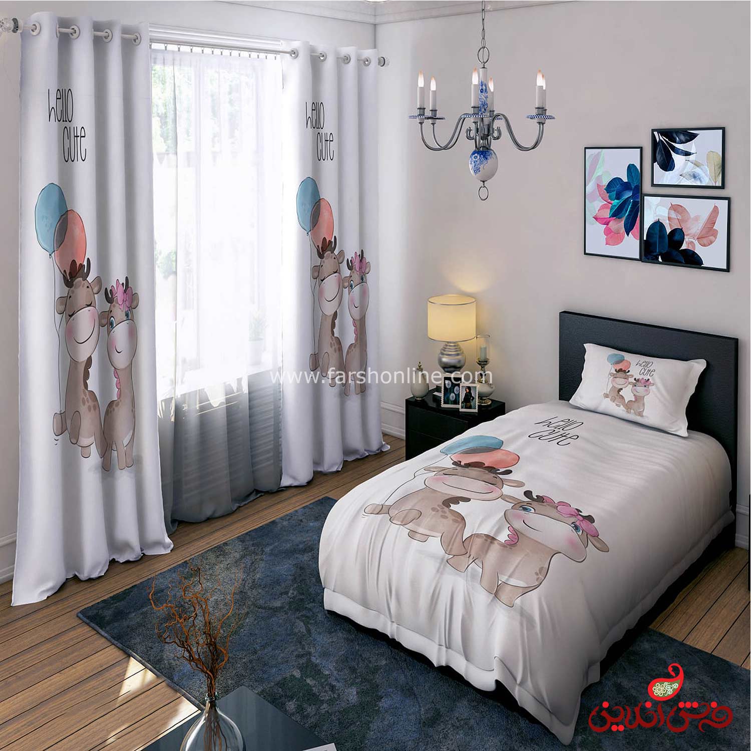 روتختی طرح زرافه کوچولوها کد 15565