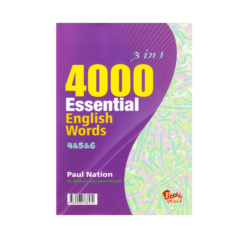 کتاب 4000 Essential English Words 4&5&6 اثر Dr Mohammad Javad Ansari انتشارات انتخاب