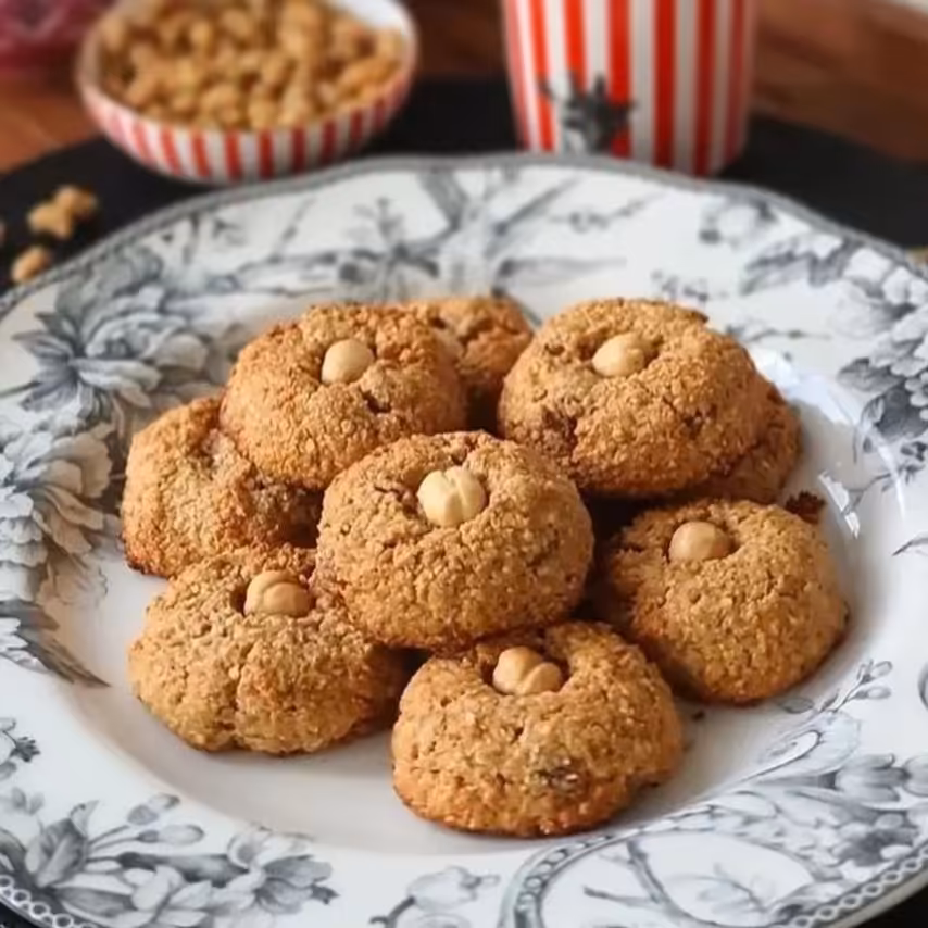 کوکی بادام و فندق