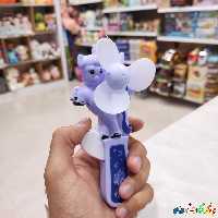 اسباب بازی پنکه دستی طرح تک شاخ چهار رنگ 