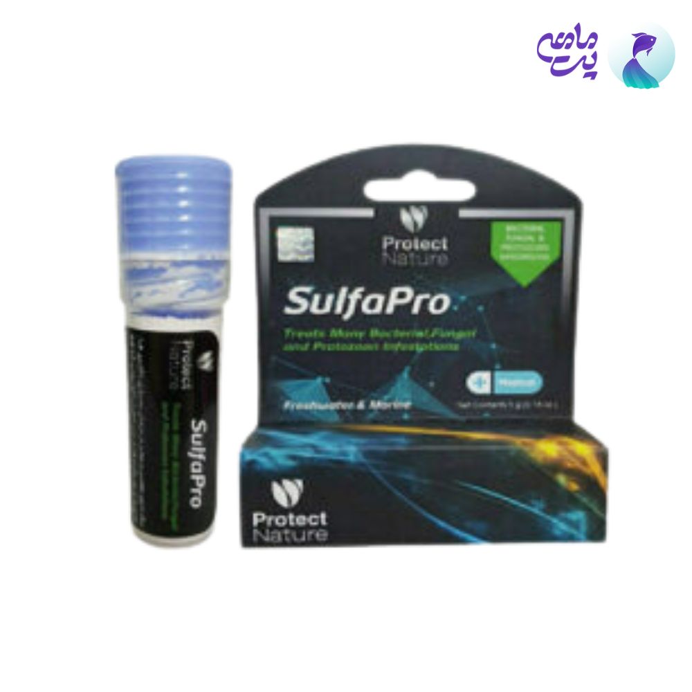 پودر درمانی ضد قارچ آبزیان پروتکت نیچر Sulfa Pro (5 گرم)