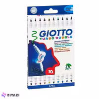ماژیک 10 رنگ جیوتو Giotto مدل TURBO DOBBLE