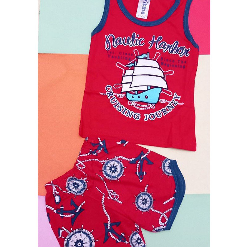 تاپ شورت نخی پسرانه   خارجی 9ماه تا 18ماه