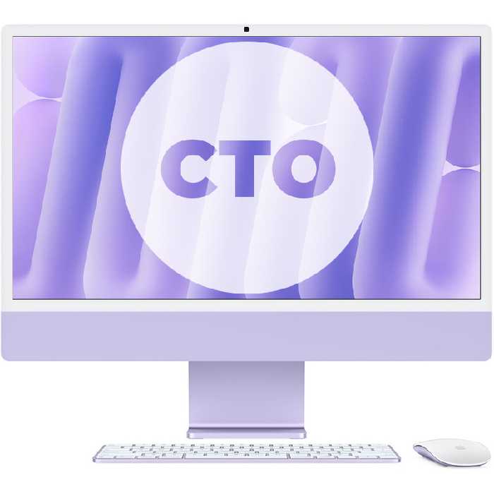 آی مک 24 اینچ M4 کاستوم پردازنده 8core – 8core حافظه رم 24 گیگابایت ظرفیت 256 گیگابایت SSD بنفش Z1E70008U - Hiapple.ir