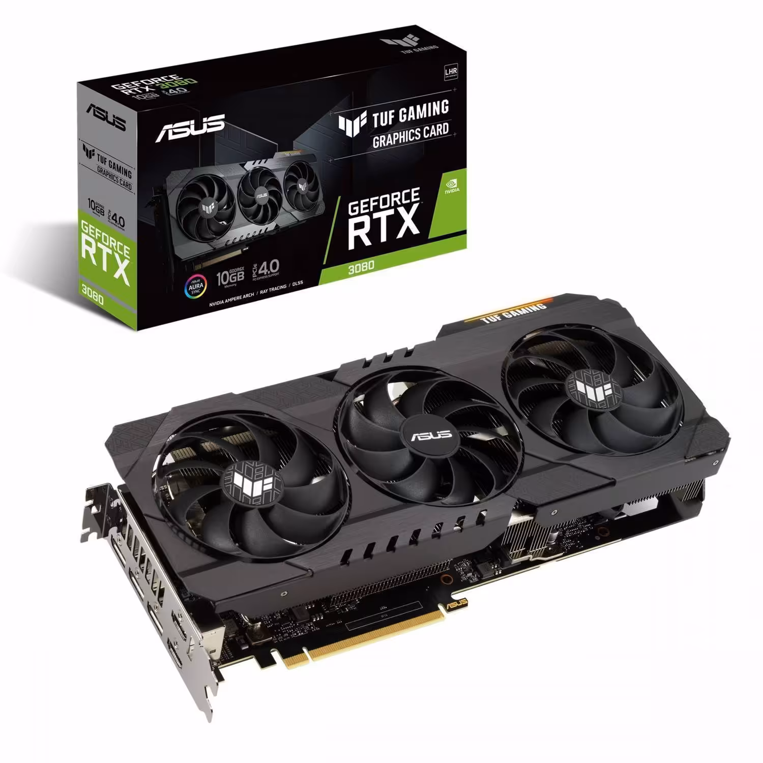کارت گرافیک ایسوس مدل TUF RTX3080 OC 10GB GAMING V2