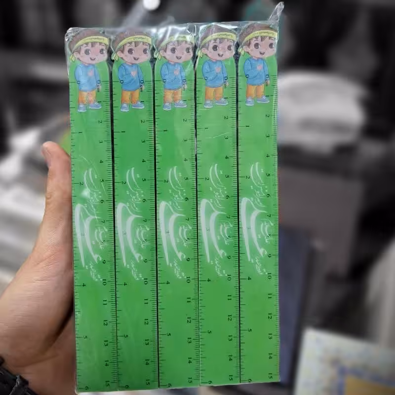 خط کش طرح غدیر فقط حیدر امیرالمومنین است دخترانه پسرانه فلکسی مناسب هدیه روز دانش آموز جشن الفبا هدایای فرهنگی مدارس 