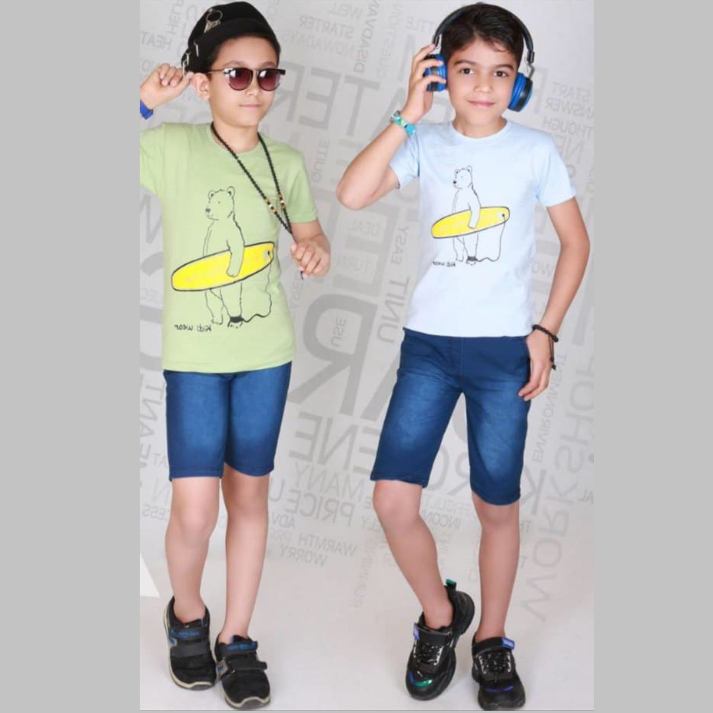 تیشرت شلوارک پسرانه خرسی