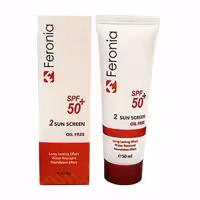 کرم ضدآفتاب پوست چرب رنگی متوسط2 SPF50 فرونیا