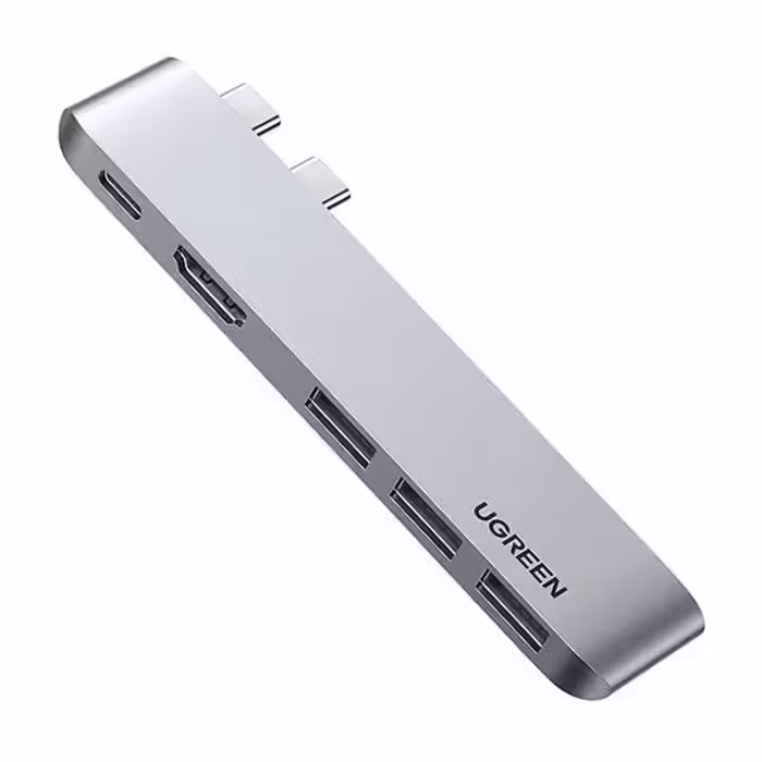 کابل تبدیل Mackbook pro air 2 x USB type C به 3x USB3.0-A   SD   TF   PD Multifunction Adapter مدل CM195