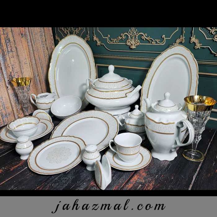 سرویس چینی پردیس طرح آیسل 102 پارچه کد 823