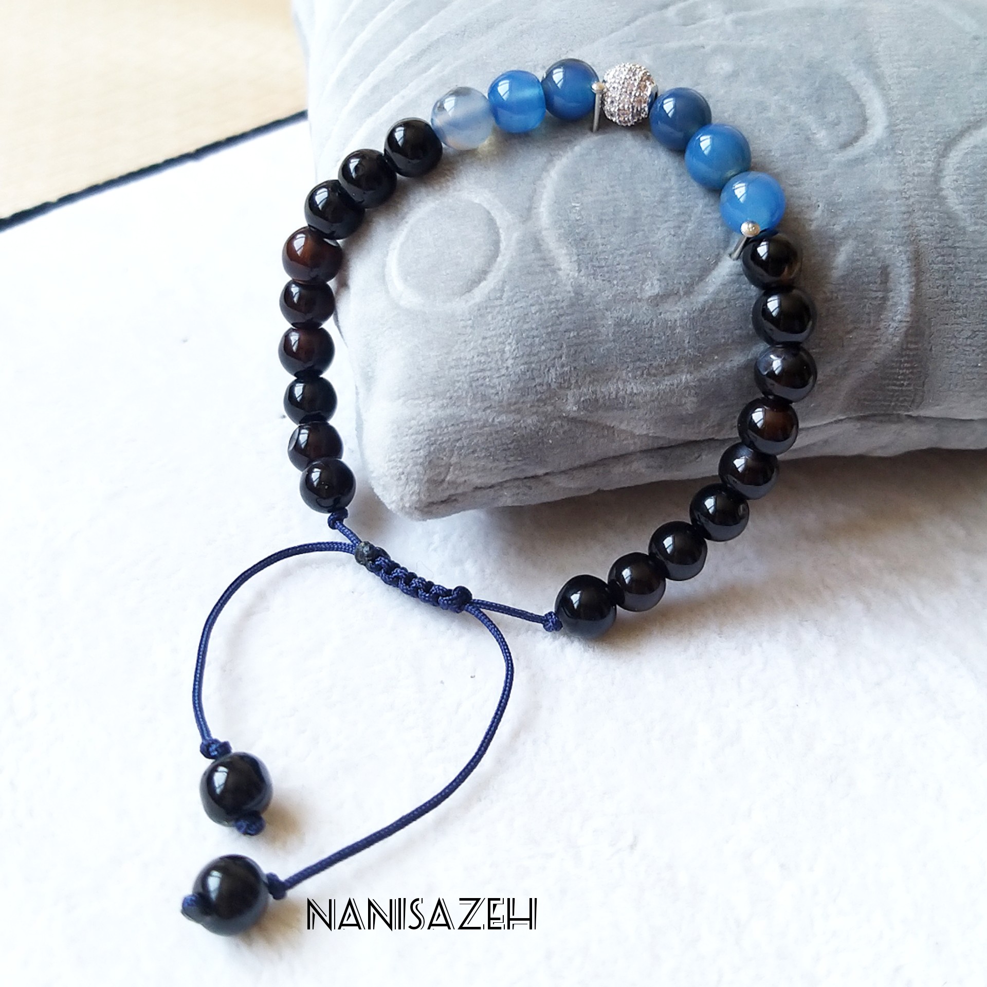 دستبند اسپرت تمام سنگ با گوی سوارووسکی