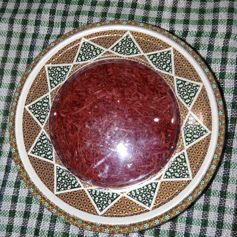 کادویی ظرف خاتم و زعفران سرگل ممتاز
