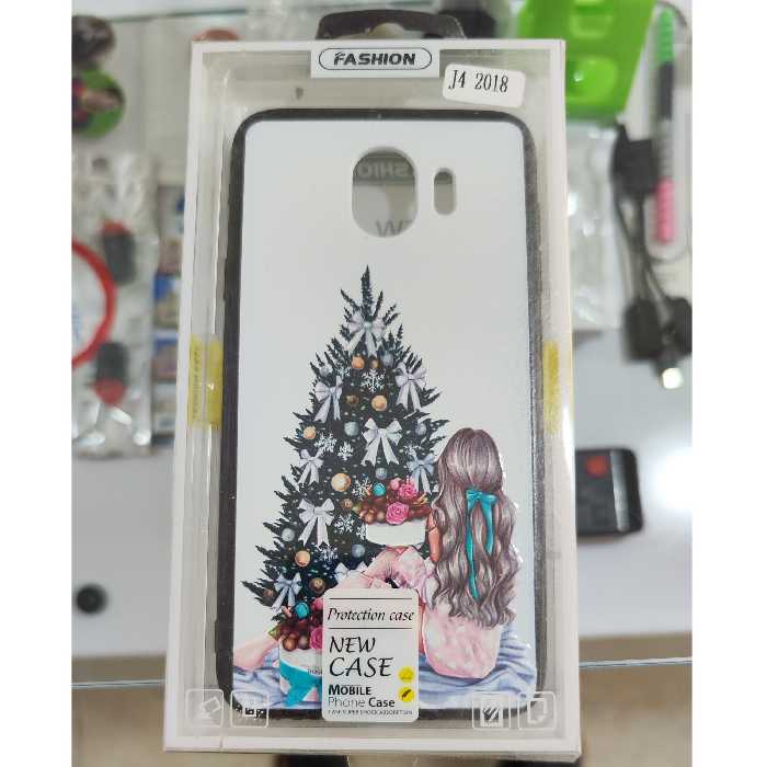 قاب طرح دار سامسونگ Samsung J4 2018 کد 10