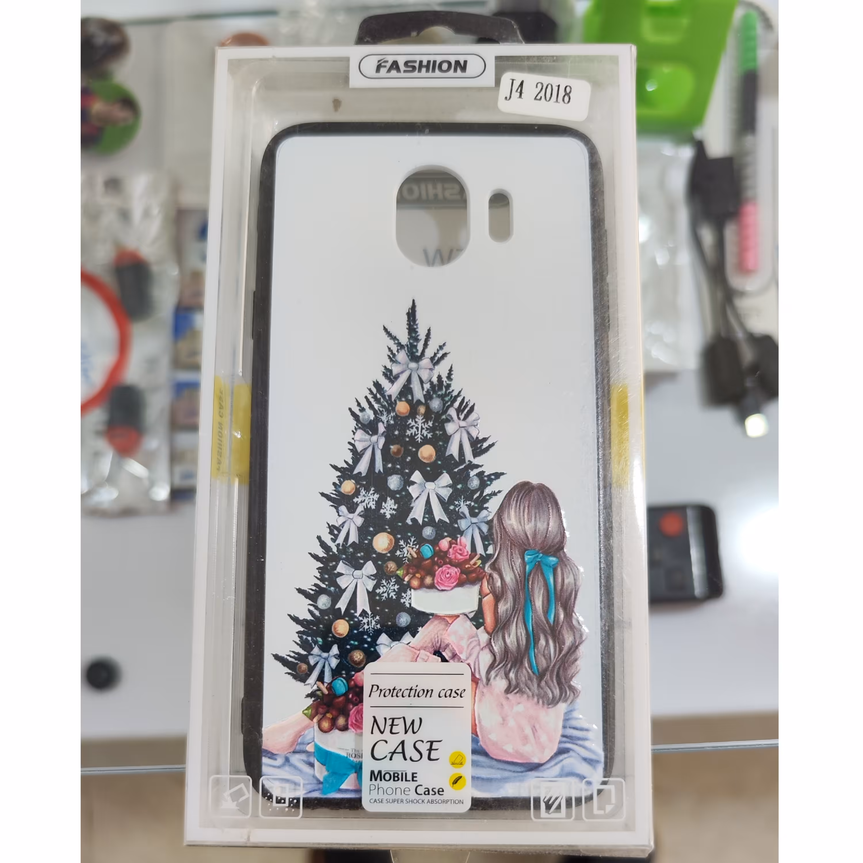 قاب طرح دار سامسونگ Samsung J4 2018 کد 10