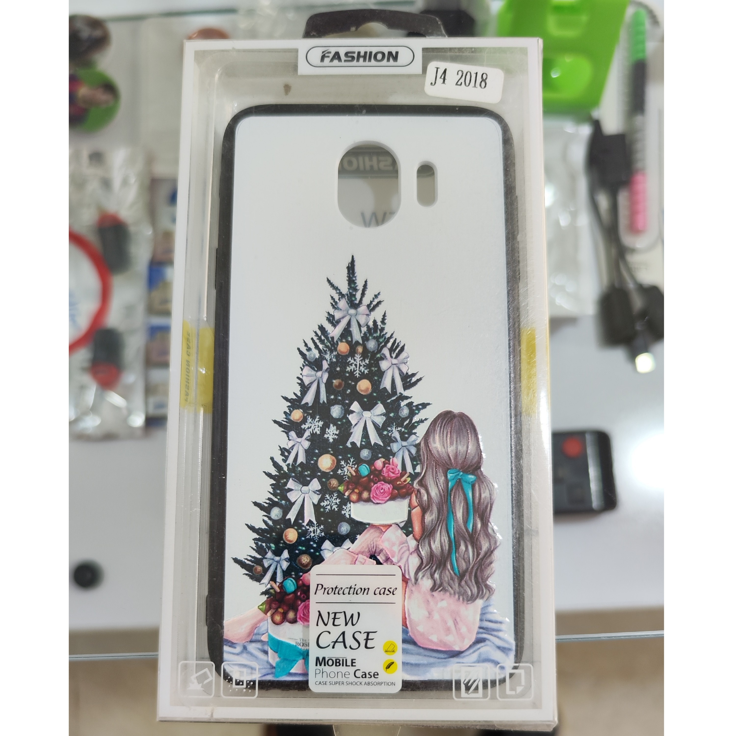 قاب طرح دار سامسونگ Samsung J4 2018 کد 10