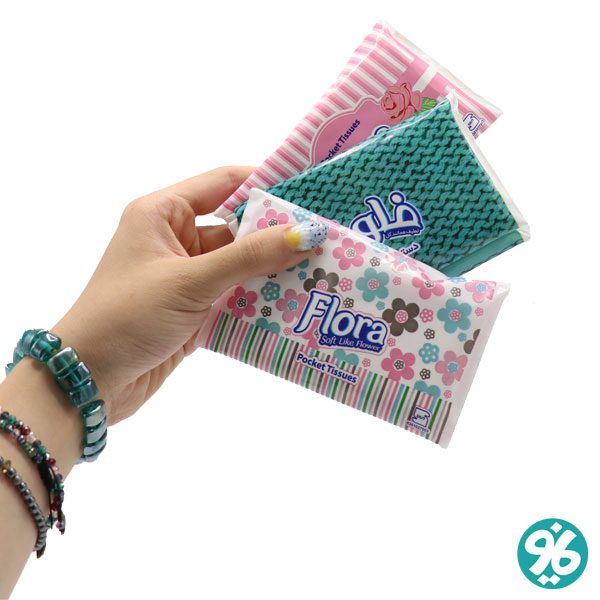 دستمال جيبي فلورا (8 عددی)