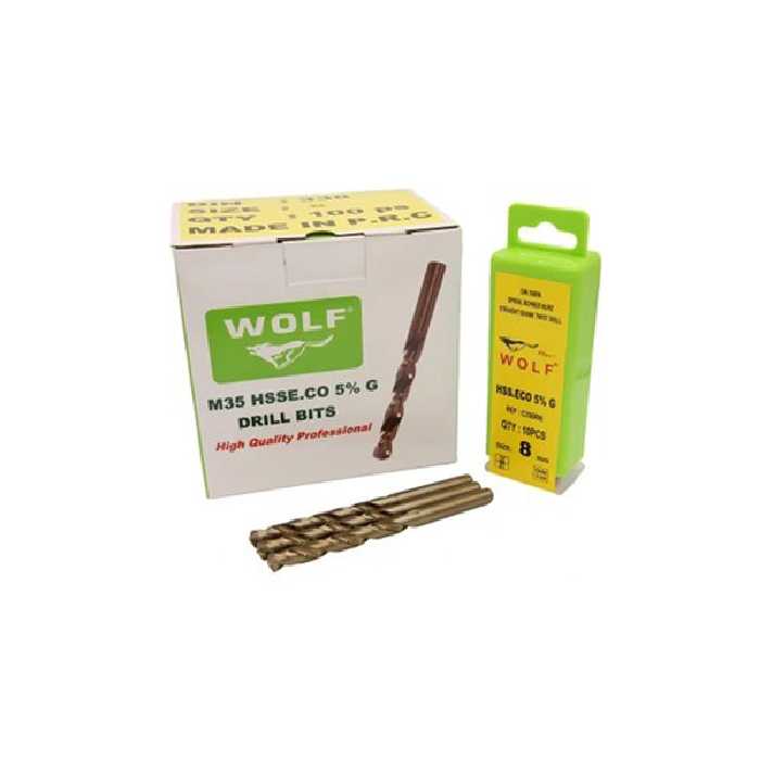 جعبه مته سایز 1-10 ولف کبالت 5 درصد