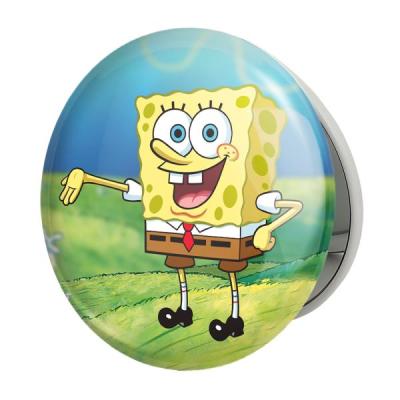 آینه جیبی خندالو طرح باب اسفنجی مدل تاشو کد 24702