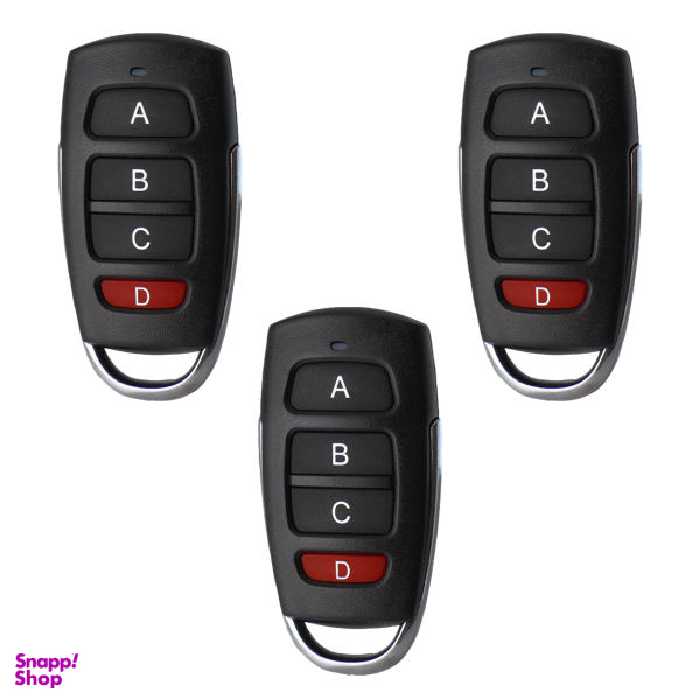 ریموت در ورودی بلوتوثی مدل Azr کد Dezh-433 بسته 3عددی