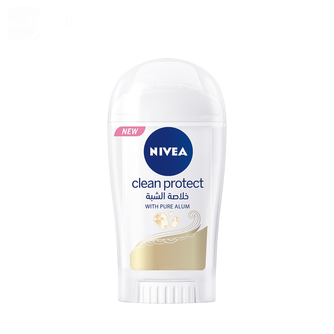 استیک دئودورانت ضد تعریق زنانه نیوا مدل Clean Protect حجم 40 میلی لیتر